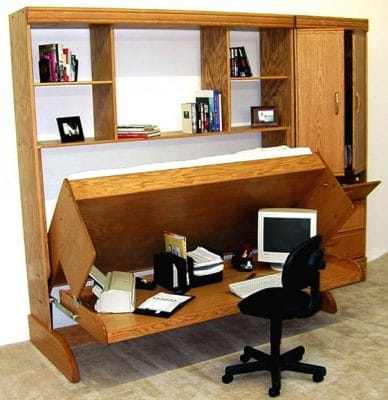 Giường ngủ thông minh kết hợp với bàn học