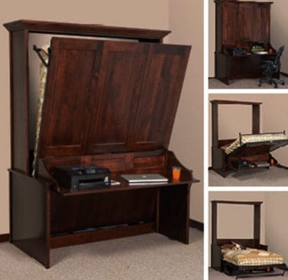 Giường ngủ thông minh kết hợp với bàn học