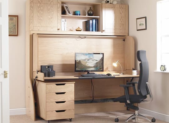 Giường ngủ thông minh kết hợp với bàn học