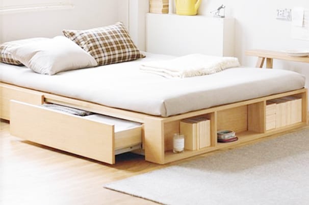 Giường ngủ hộc kéo thông minh hiện đại cho căn hộ nhỏ