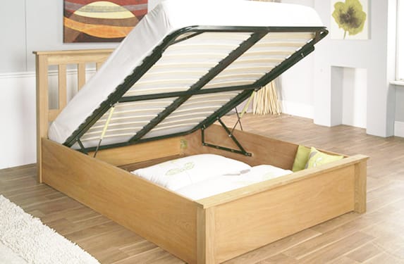 Giường ngủ hộc kéo thông minh phong cách Bắc Â