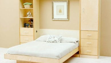 Giường gắn tường thông minh cho căn hộ nhỏ