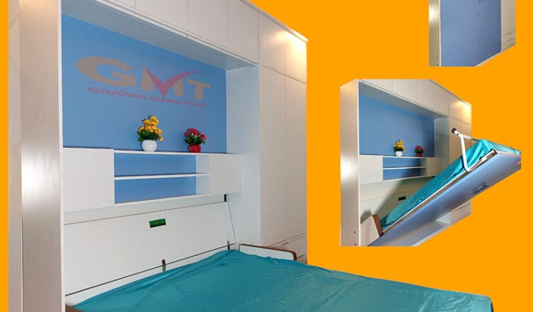 Giường ngủ gấp thông minh tiết kiệm diện tích cho căn hộ nhỏ