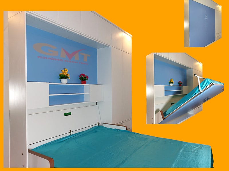 Giường ngủ gấp thông minh tiết kiệm diện tích cho căn hộ nhỏ