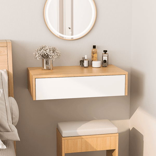 mẫu bàn trang điểm treo tường