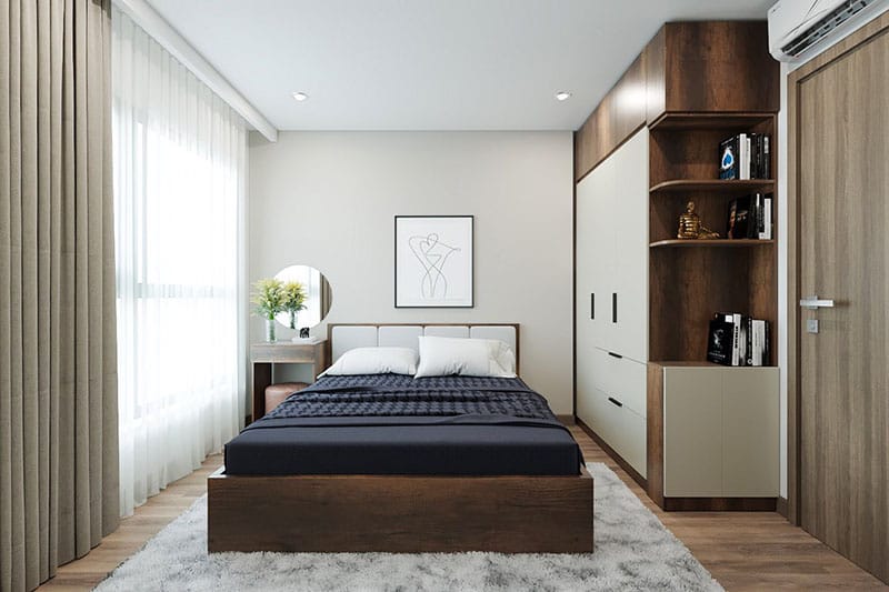 vị trí đặt gương trong phòng ngủ